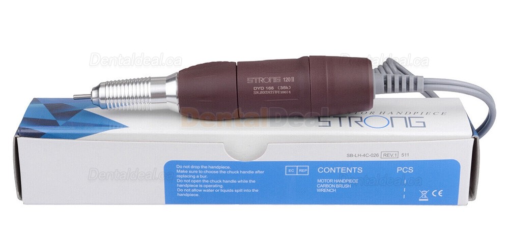 STRONG 120 Dental Lab Micro Motor Handpiece 35000RPM 2.35mm